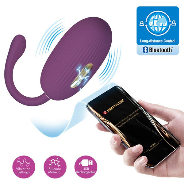 OVO VIBRATÓRIO DOREEN COM ELETROESTIMULAÇÃO E APP