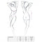 BODY JUSTINA PRETO EROTIC LINE PASSION