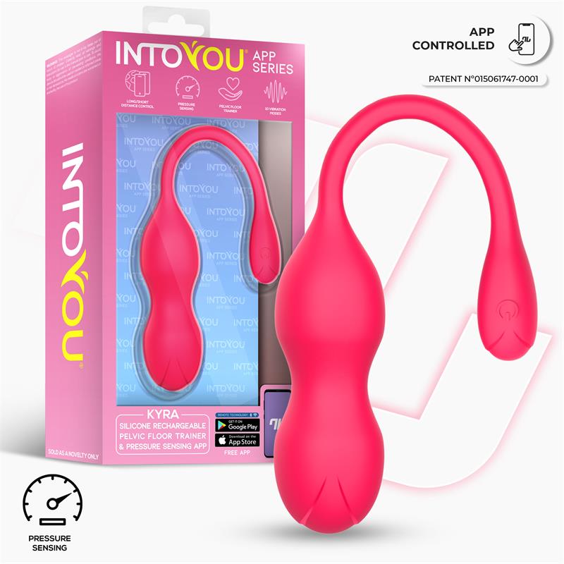 BOLAS VAGINAIS INTOYOU KYRA COM SENSOR DE PRESSÃO E APP