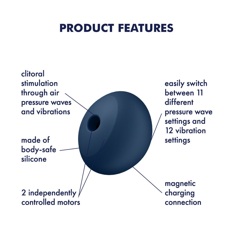 ESTIMULADOR AIR POWER 4 AZUL SATISFYER