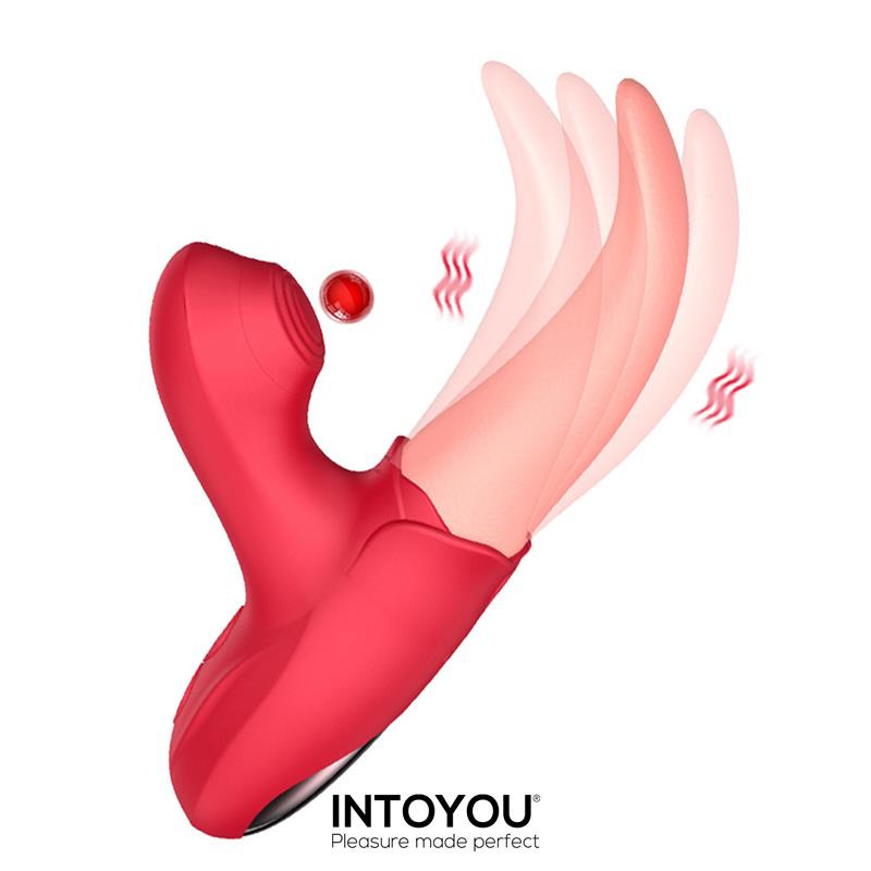 VIBRADOR COM ESTIMULAÇÃO DE LÍNGUA E PULSAÇÃO USB