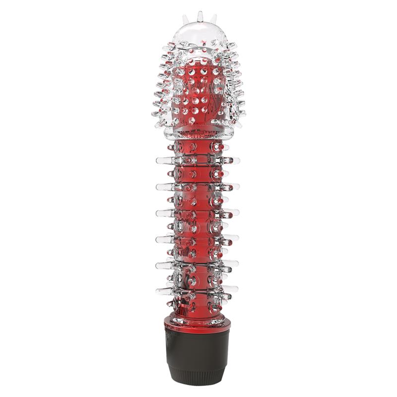 VIBRADOR EVAN MULTI VELOCIDADE VERMELHO