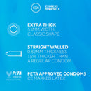 CAIXA COM 12 PRESERVATIVOS EXS EXTRA THICK