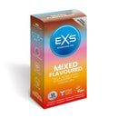 CAIXA COM 12 PRESERVATIVOS MIX DE SABORES EXS MIXED FLAVORED