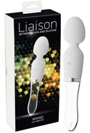 MASSAJADOR E VIBRADOR DE VIDRO COM LUZ LED