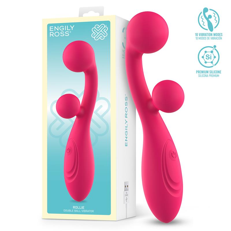ENGILY ROSS ROLLIE VIBRADOR COM DUPLA BOLA ESTIMULADORA