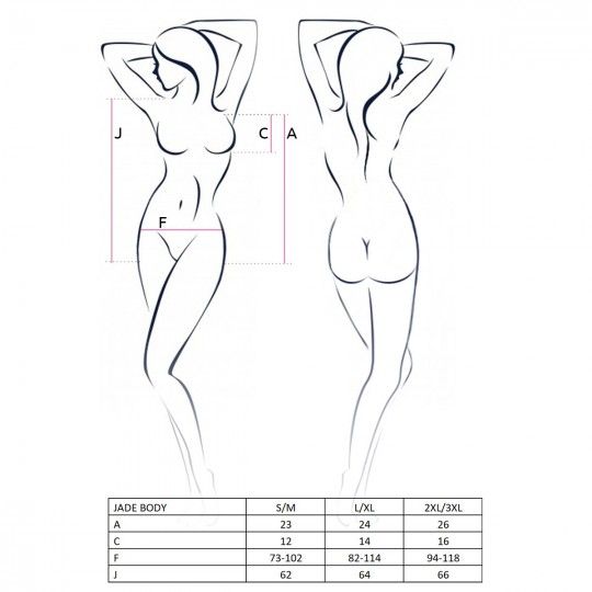 BODY JADE PRETO DEVIL COLLECTION PASSION