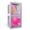 DILDO UNICÓRNIO BRILHA NO ESCURO SILICONE LÍQUIDO 18 CM