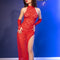 VESTIDO DE RENDA E TANGA CR-4853 VERMELHO CHILIROSE