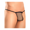 TANGA EM REDE PRETA TAM. ÚNICO