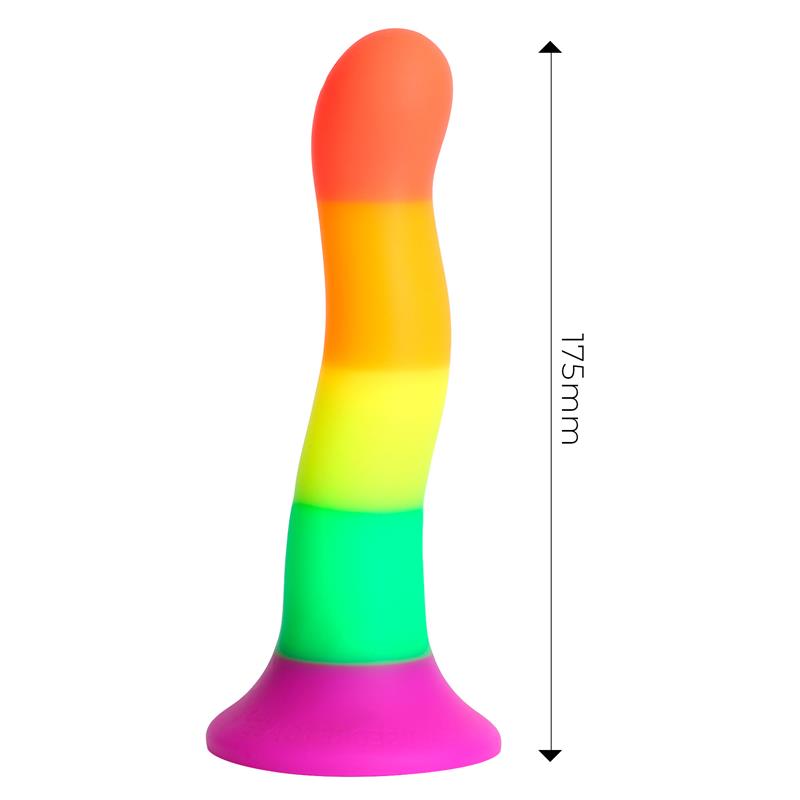 DILDOX POR ENGILY ROSS DILDO COR ARCO-ÍRIS 18 CM