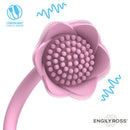 OVO VIBRATÓRIO FLORAE COM ROSA ESTIMULADORA USB