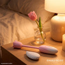 OVO VIBRATÓRIO FLORAE COM ROSA ESTIMULADORA USB