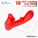 VIBRADOR FRANKY COM BOLA GIRATÓRIA E APP