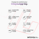 VIBRADOR FRANKY COM BOLA GIRATÓRIA E APP