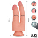 DILDO DUPLO FRANZ TRIPLA DENSIDADE 8,2" - 9"