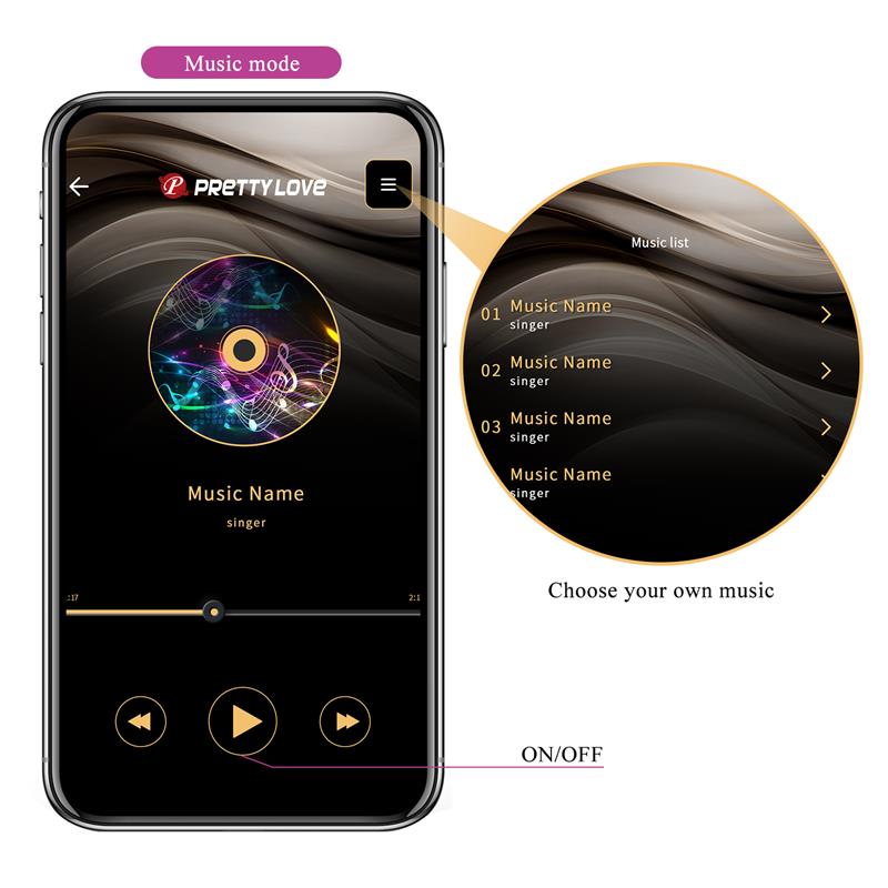 PRETTYLOVE FRANZ VIBRADOR COM ESTIMULADOR DE CUECA E APP