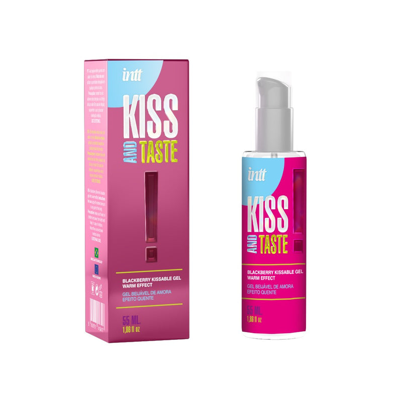 GEL BEIJÁVEL COM EFEITO CALOR KISS AND TASTE AROMA AMORA
