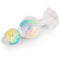 PLUG ANAL GEMORIA EM SILICONE COM ESFERAS DE CRISTAL