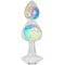 PLUG ANAL GEMORIA EM SILICONE COM ESFERAS DE CRISTAL