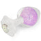 PLUG ANAL GEMORIA EM SILICONE COM ESFERA DE CRISTAL