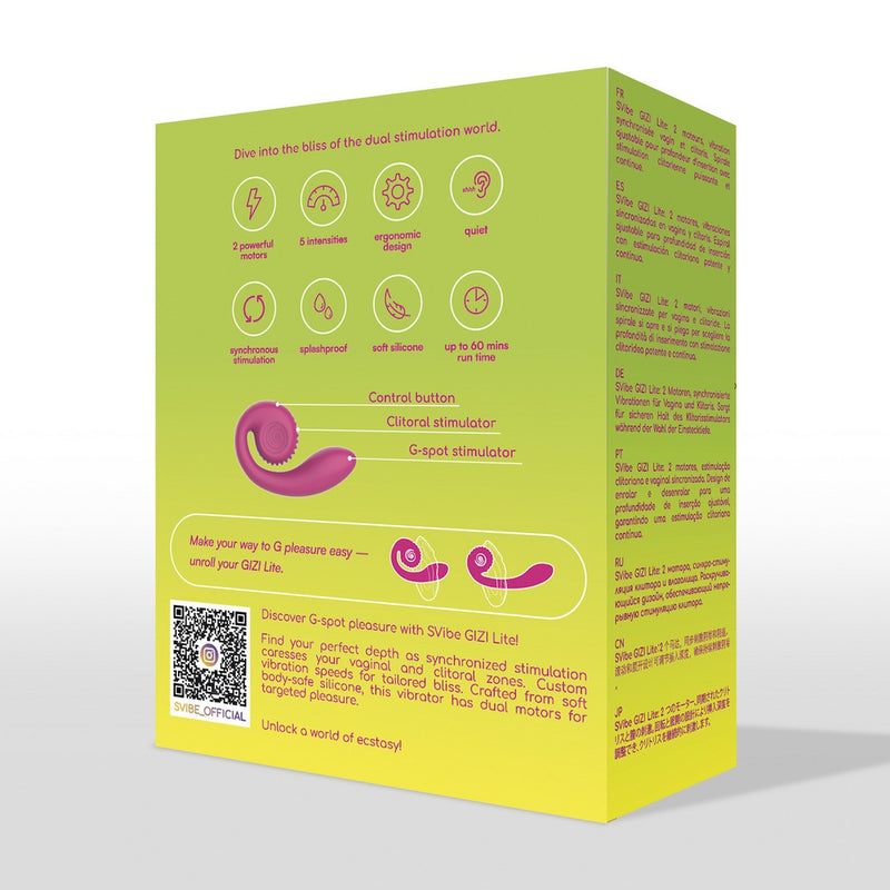 GIZI LITE - ESTIMULADOR DUAL DE PONTO G