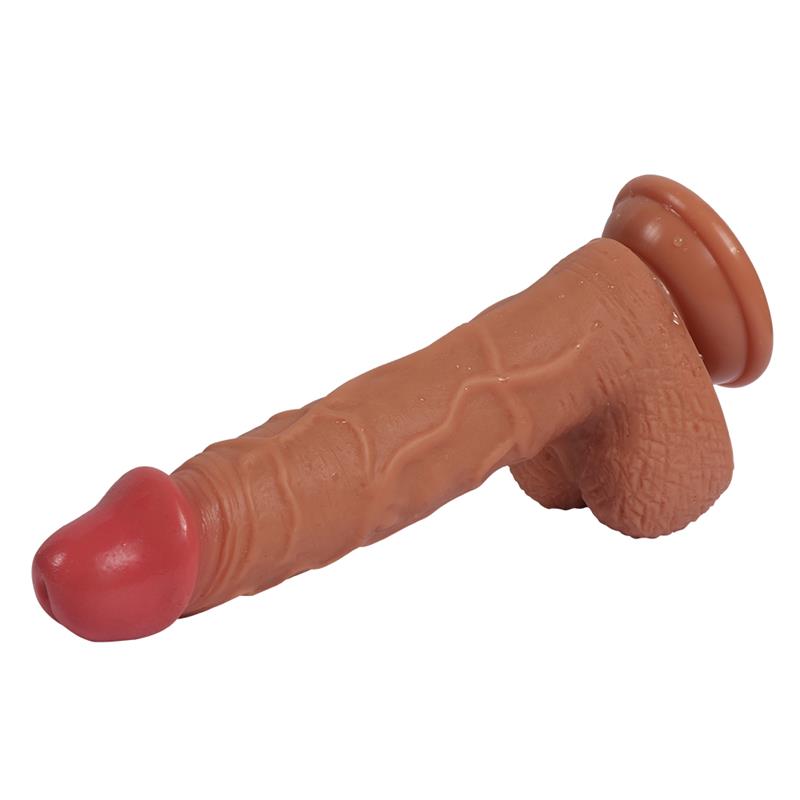 DILDO HANS EM SILICONE DUPLA CAMADA 8,26"