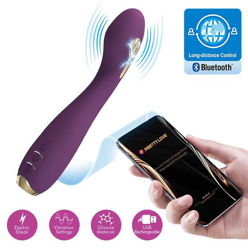 VIBRADOR HECTOR COM ELETROESTIMULAÇÃO E APP