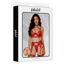CONJUNTO HYACINTH VERMELHO 4 PCS COM LIGUEIRO