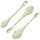 CONJUNTO DE 3 BOLAS KEGEL YONI POWER 2 SATISFYER VERDES