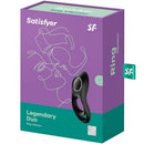 SATISFYER - ANEL VIBRATÓRIO LEGENDARY DUO PRETO