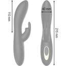 VIBRADOR IBIZA ROTATIVO COM PÉROLAS COM COELHO
