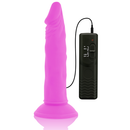 DILDO COM VIBRAÇÃO FLEXÍVEL ROXO 23 CM