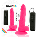DILDO COM VIBRAÇÃO FLEXÍVEL ROSA 18 CM