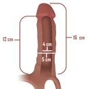 STRAP-ON OCO COM DILDO DE SILICONE 16 X 3,5 CM