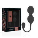 BOLAS DE KEGEL VIBRATÓRIAS RECARREGÁVEIS NISHA PRETAS