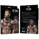 ARNÊS DE PEITO DE COURO ECOLÓGICO MASCULINO
