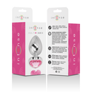 PLUG ANAL COM JOIA EM CORAÇÃO ROSA