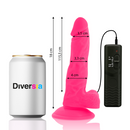 DILDO COM VIBRAÇÃO FLEXÍVEL ROSA 18 CM