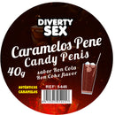20 GOMAS EM FORMA DE PÉNIS COM SABOR RON COLA