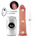 DILDO COM VIBRAÇÃO REALISTICO E COM CONTROLE REMOTO 19,5 CM