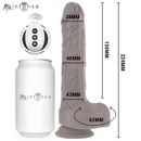 MATT VIBRADOR MULTIFUNCIONAL COM VIBRAÇÃO PARA CIMA E PARA BAIXO, CONTROLE REMOTO, 22 CM