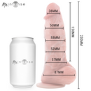 MR INTENSE - DILDO DE SILICONE SPENCER MÉDIO 23 CM - 5,7 CM