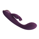 VIBRADOR RABBIT EMMA COM ESTIMULADOR CLITORIANO USB