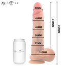 MR INTENSE - GARY XL DILDO DE SILICONE COM TESTÍCULOS 25,5 CM