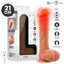 MR INTENSE - VIBRADOR DE SILICONE COM EFEITO DE AQUECIMENTO E CONTROLE ROMOTO