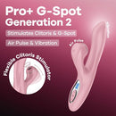 SATISFYER - VIBRADOR PRO G-SPOT COM SUCÇÃO EDIÇÃO 2020