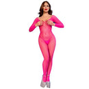 CATSUIT CR-4894 DE MALHA ROSA NEON TAM. ÚNICO