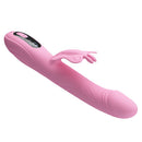 VIBRADOR BELLA RABBIT COM ESTIMULAÇÃO DE BORBOLETA E LED ROSA