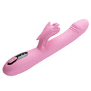 VIBRADOR BELLA RABBIT COM ESTIMULAÇÃO DE BORBOLETA E LED ROSA